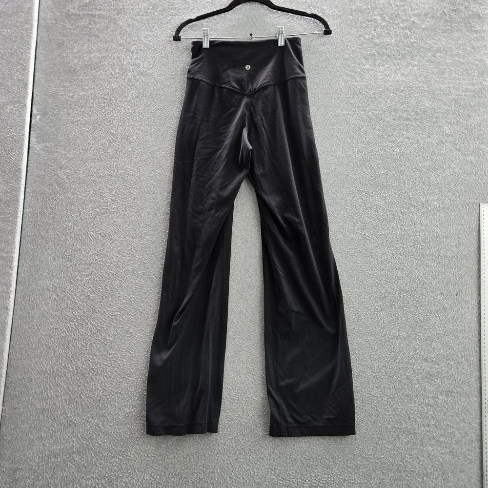 Lululemon Women Activewear Pants 2 Black Align Wide Leg High Rise 30